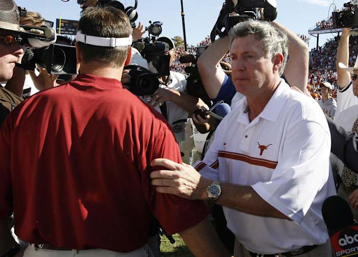 Texas head coach Mack Brown